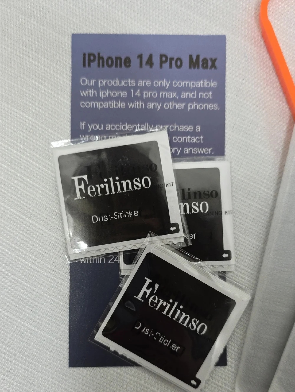 Ferilinso Tempered Glass, Screen Protector, Camera Protectors, Iphone 14 PRO MAX